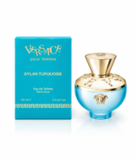 Turquoise Blue Round Bottle